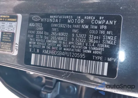 2023 Genesis Gv80 2.5T Awd from USA, damaged, VIN KMUHBDSB4PU120595